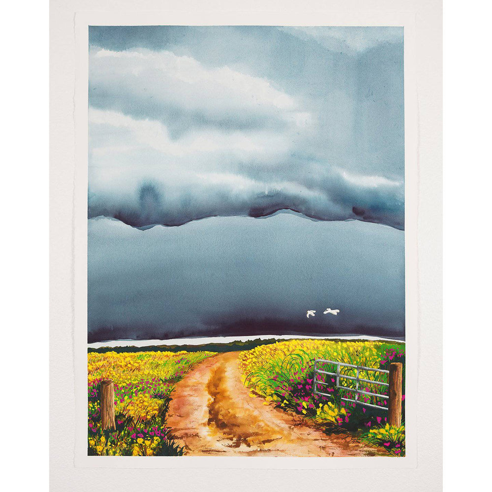 Charise | Stormy Fields Collection | SOLD - Jordan McDowell - art print - painting - home decor