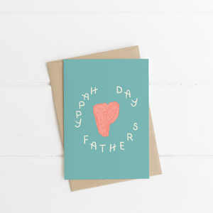 
            
                Load image into Gallery viewer, Meat &amp;quot;Happy Father&amp;#39;s Day&amp;quot; Card - Jordan McDowell - art print - painting - home decor
            
        