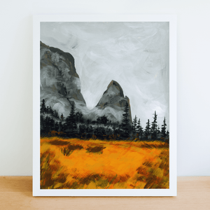 
            
                Load image into Gallery viewer, &amp;quot;Yosemite in Autumn&amp;quot; Vertical Landscape Canvas Art Print
            
        