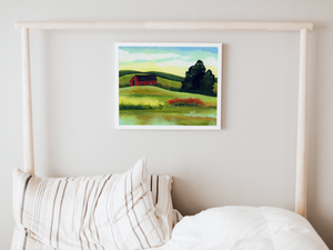 
            
                Load image into Gallery viewer, &amp;quot;Sunrise in Asige&amp;quot; Horizontal Fine Art Print - Jordan McDowell - art print - painting - home decor
            
        