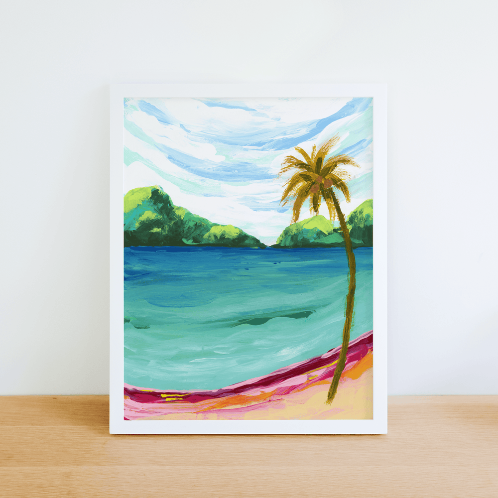 Tropics 006 Vertical Art Print
