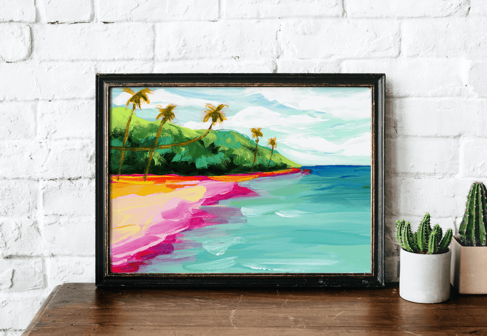 
            
                Load image into Gallery viewer, Tropics 007 Horizontal Landscape Canvas Art Print
            
        