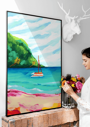 
            
                Load image into Gallery viewer, Tropics 001 Vertical Art Print
            
        