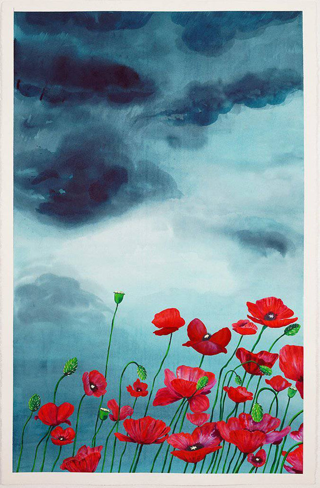 Umnia | Stormy Fields Collection | SOLD - Jordan McDowell - art print - painting - home decor