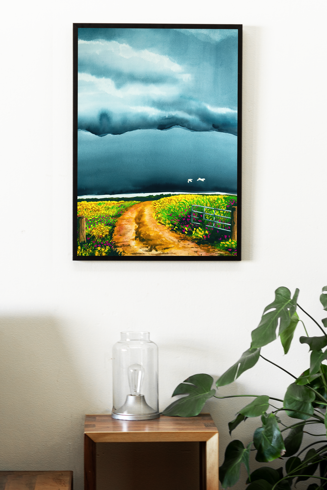 
            
                Load image into Gallery viewer, &amp;quot;Charise&amp;quot; Vertical Fine Art Print - Jordan McDowell - art print - painting - home decor
            
        
