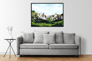 "Yosemite in Summer " Horizontal Landscape Canvas Art Print