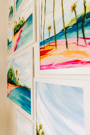 
            
                Load image into Gallery viewer, &amp;quot;Bora Bora 02&amp;quot; The Tropics Horizontal Fine Art Print - Jordan McDowell - art print - painting - home decor
            
        