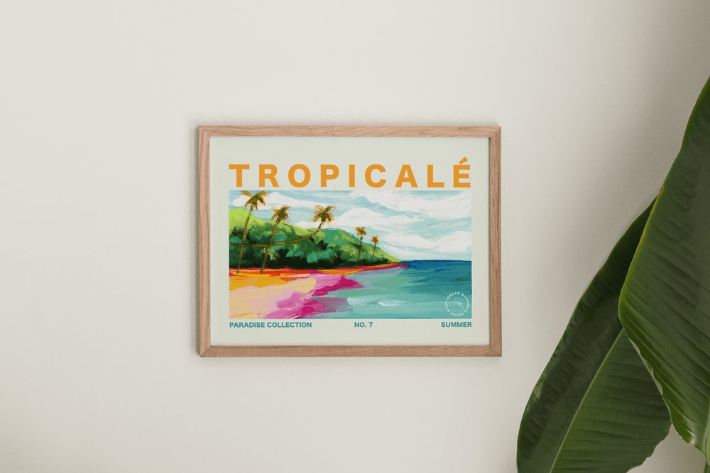 
            
                Load image into Gallery viewer, Tropicalé No.7 Horizontal Art Print - Jordan McDowell - art print - painting - home decor
            
        
