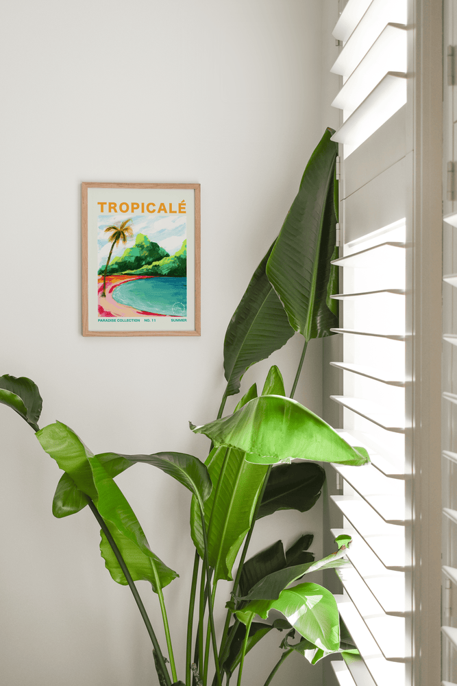 
            
                Load image into Gallery viewer, Tropicalé No.11 Vertical Art Print - Jordan McDowell - art print - painting - home decor
            
        