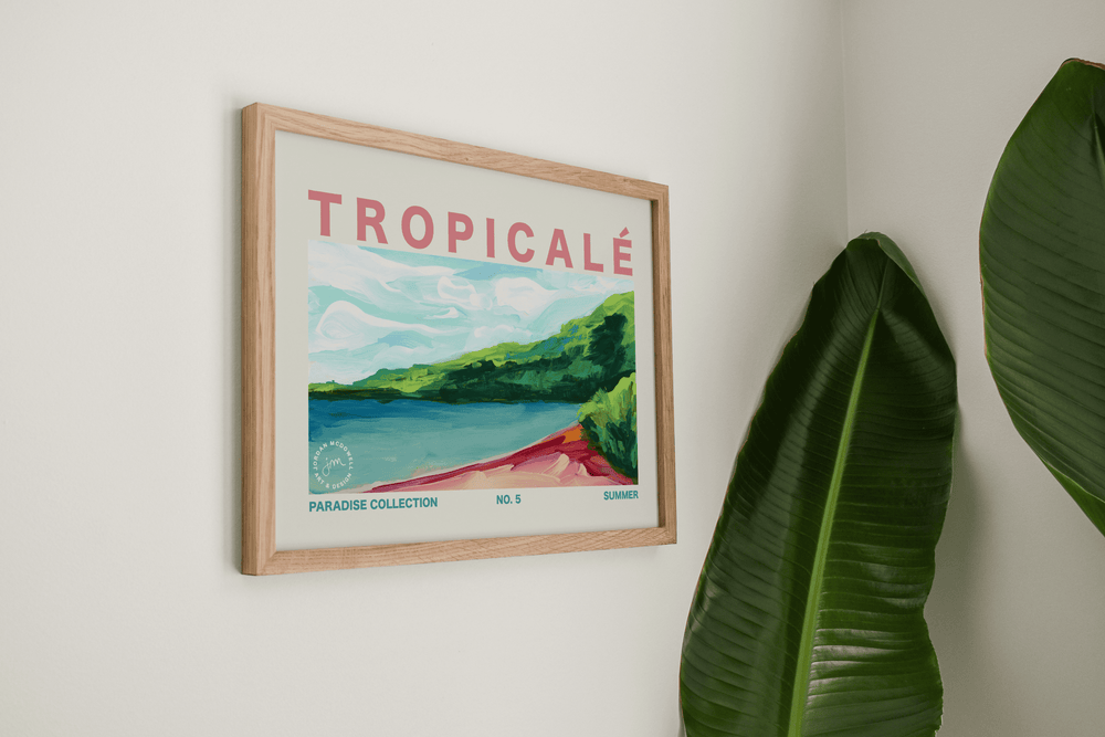 
            
                Load image into Gallery viewer, Tropicalé No.5 Horizontal Art Print - Jordan McDowell - art print - painting - home decor
            
        