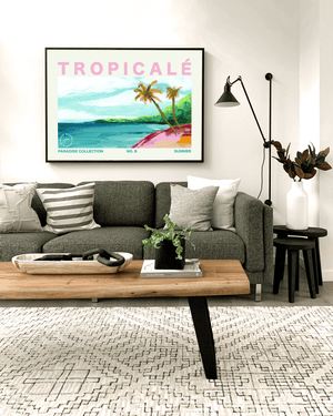 
            
                Load image into Gallery viewer, Tropicalé No.8 Horizontal Art Print - Jordan McDowell - art print - painting - home decor
            
        