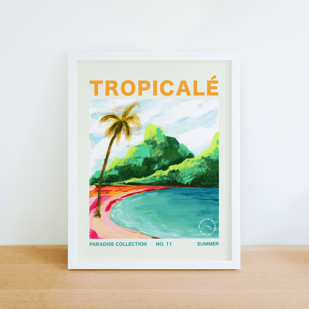 
            
                Load image into Gallery viewer, Tropicalé No.11 Vertical Art Print - Jordan McDowell - art print - painting - home decor
            
        