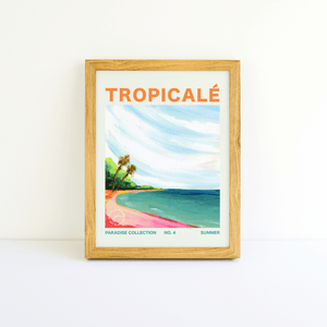 Tropicalé No.4 Vertical Art Print - Jordan McDowell - art print - painting - home decor