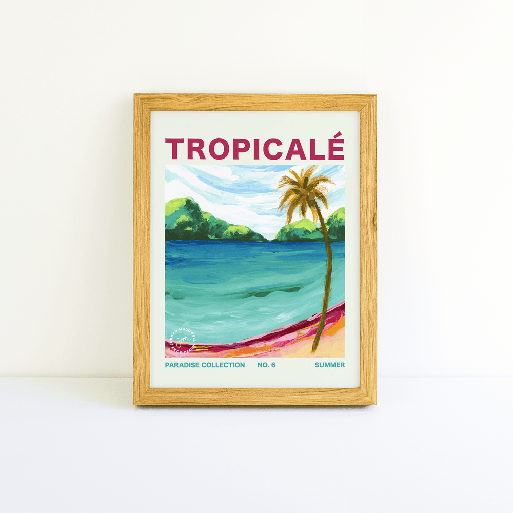 Tropicalé No.6 Vertical Art Print - Jordan McDowell - art print - painting - home decor
