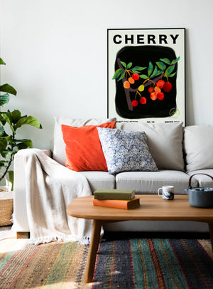 Cherry Vertical Art Print - Jordan McDowell - art print - painting - home decor