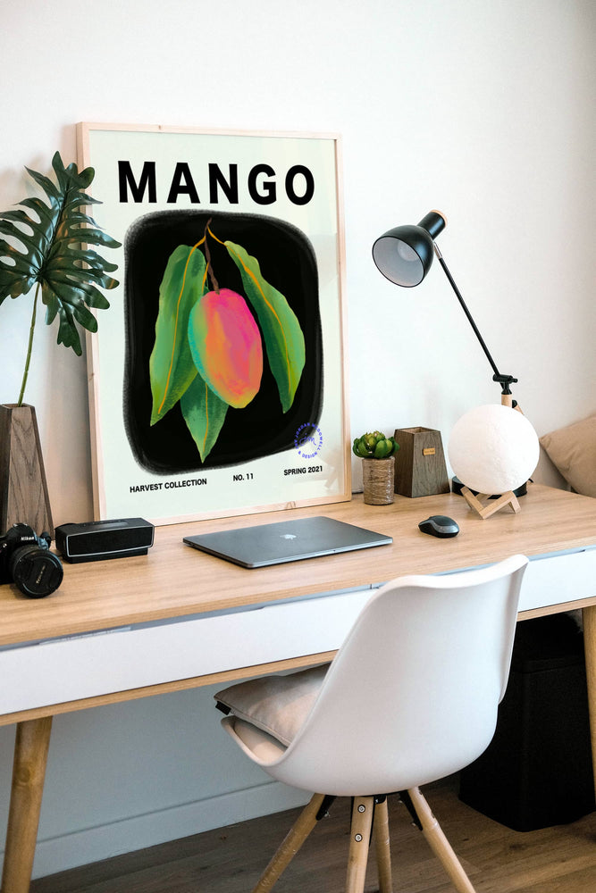 Mango Vertical Art Print - Jordan McDowell - art print - painting - home decor