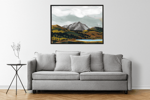 "Hazel Hills" Horizontal Landscape Canvas Art Print